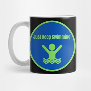 Vintage Just Keep Swimming Mug